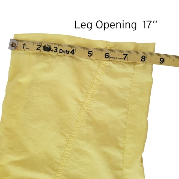 Free People FP Movement Mesmerize Me Yellow Cargo Pants High Rise Sz XS - Picture 16 of 16